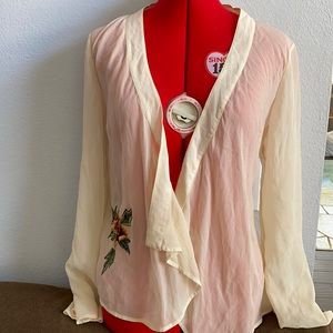 H&M 💐 chiffon cardigan 8